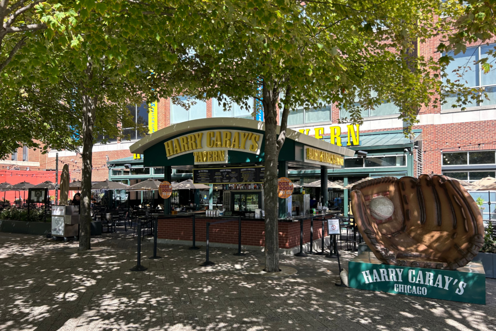 Harry Caray's Tavern outdoor patio