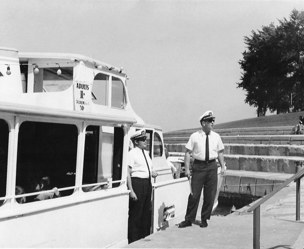 1950 — Jim’s brother George Martin joins the business and runs Shoreline Sightseeing for the next 25 years.